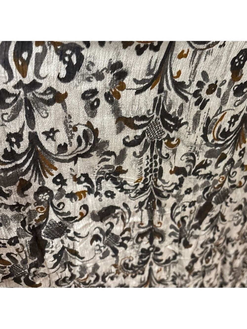 90s 2PC NUBIAN QUEEN ANIMAL PRINT & CM SHAPES FLORAL BOHEMIAN MIDI SKIRT SZ L - Picture 11 of 12